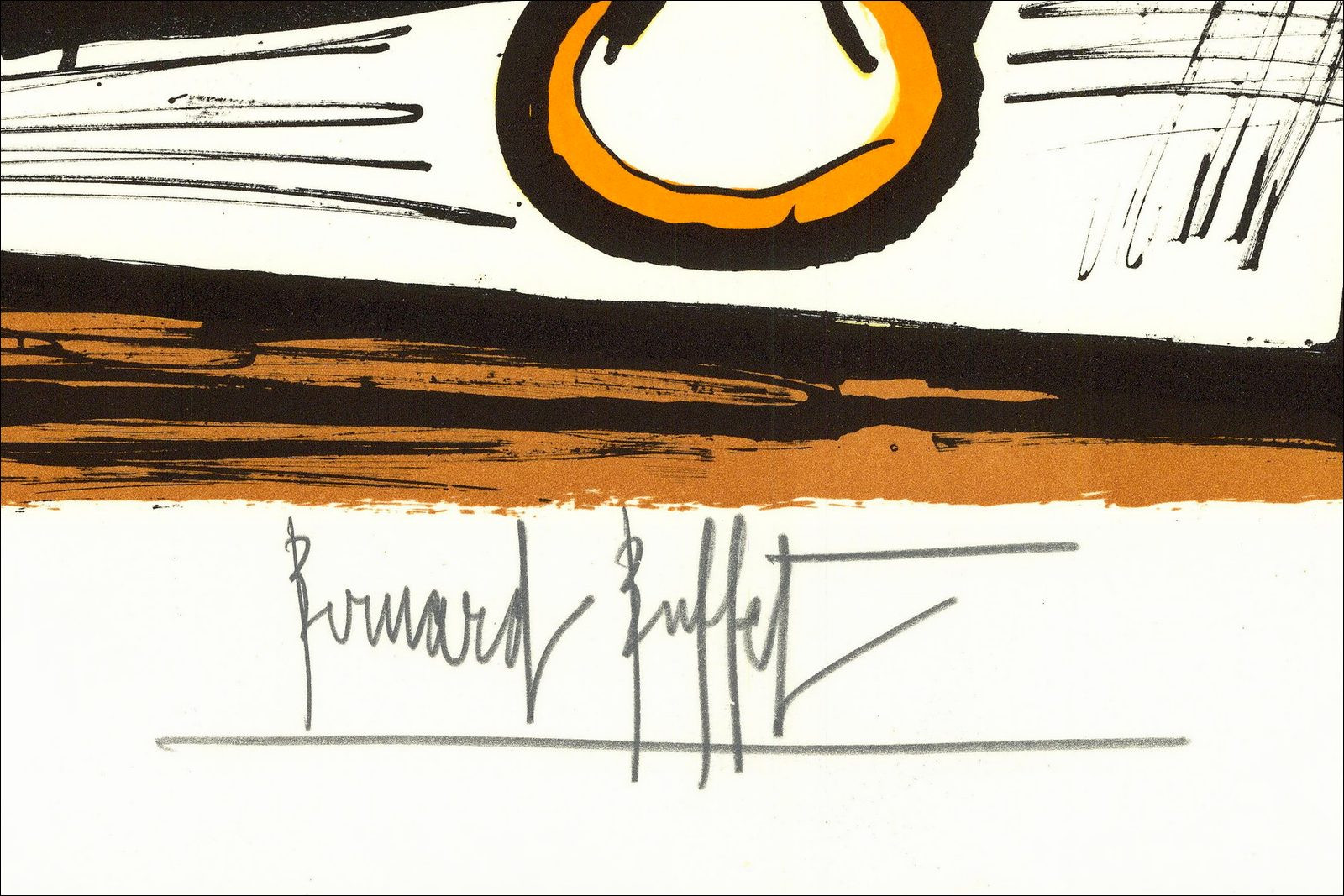 Bernard Buffet – Les trois Dahlias, originele gesigneerde lithografie