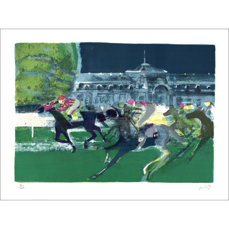 Acheter La course une Lithographie Originale de Paul AMBILLE  