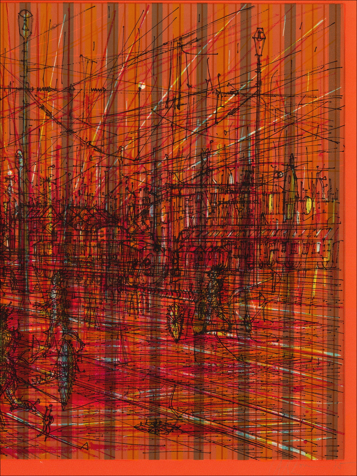 Jean Carzou - Controcorrente 1975 | Litografia originale