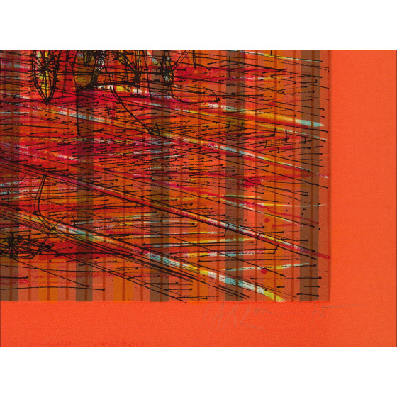 Jean Carzou - Controcorrente 1975 | Litografia originale
