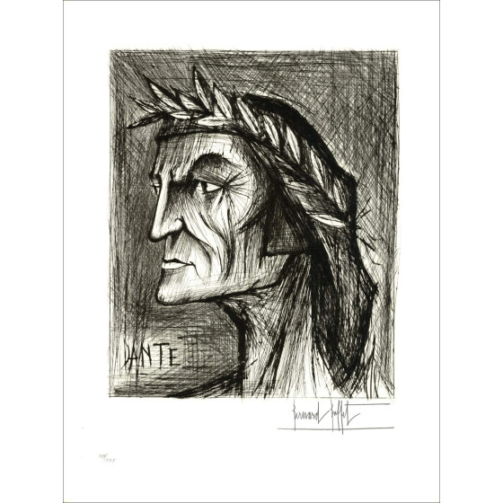 Bernard Buffet - L'Enfer de Dante 1977 - Drypoints hand-signed
