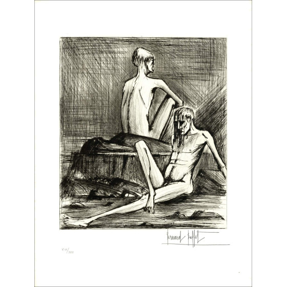 Bernard Buffet - L'Enfer de Dante 1977 - Acqueforti firmate