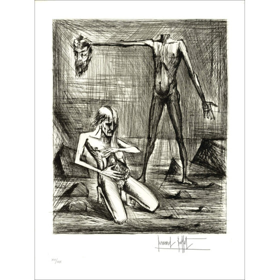 Bernard Buffet - L'Enfer de Dante 1977 - Acqueforti firmate