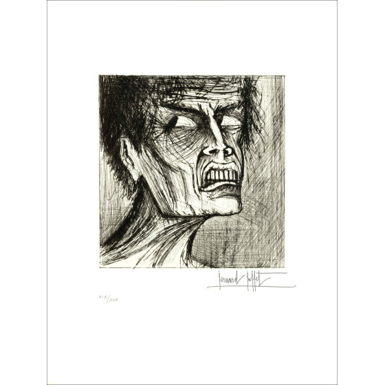 Bernard Buffet - L'Enfer de Dante 1977 - Drypoints hand-signed