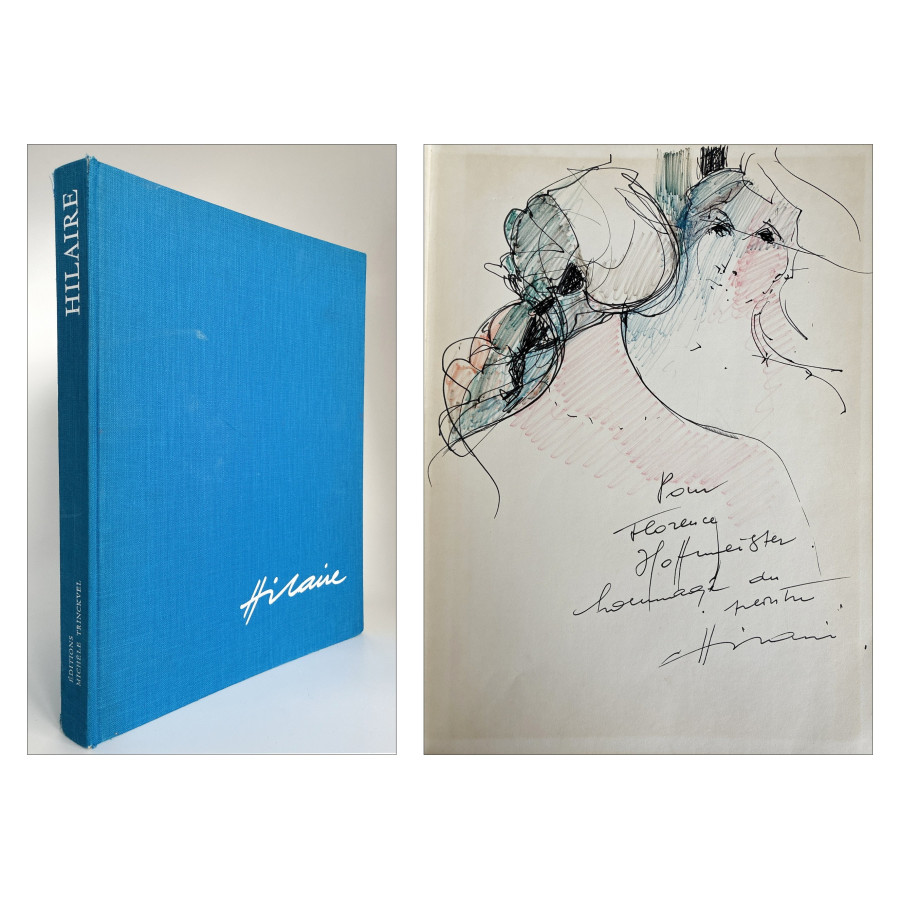 Camille Hilaire - Obra con dibujo original firmado, circa 1975
