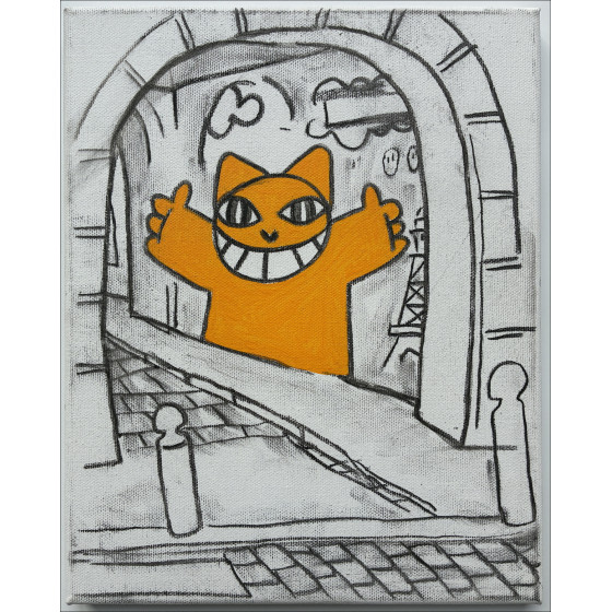 M.Chat (Thoma Vuille) - Passage des Abbesses, Acryl 2026