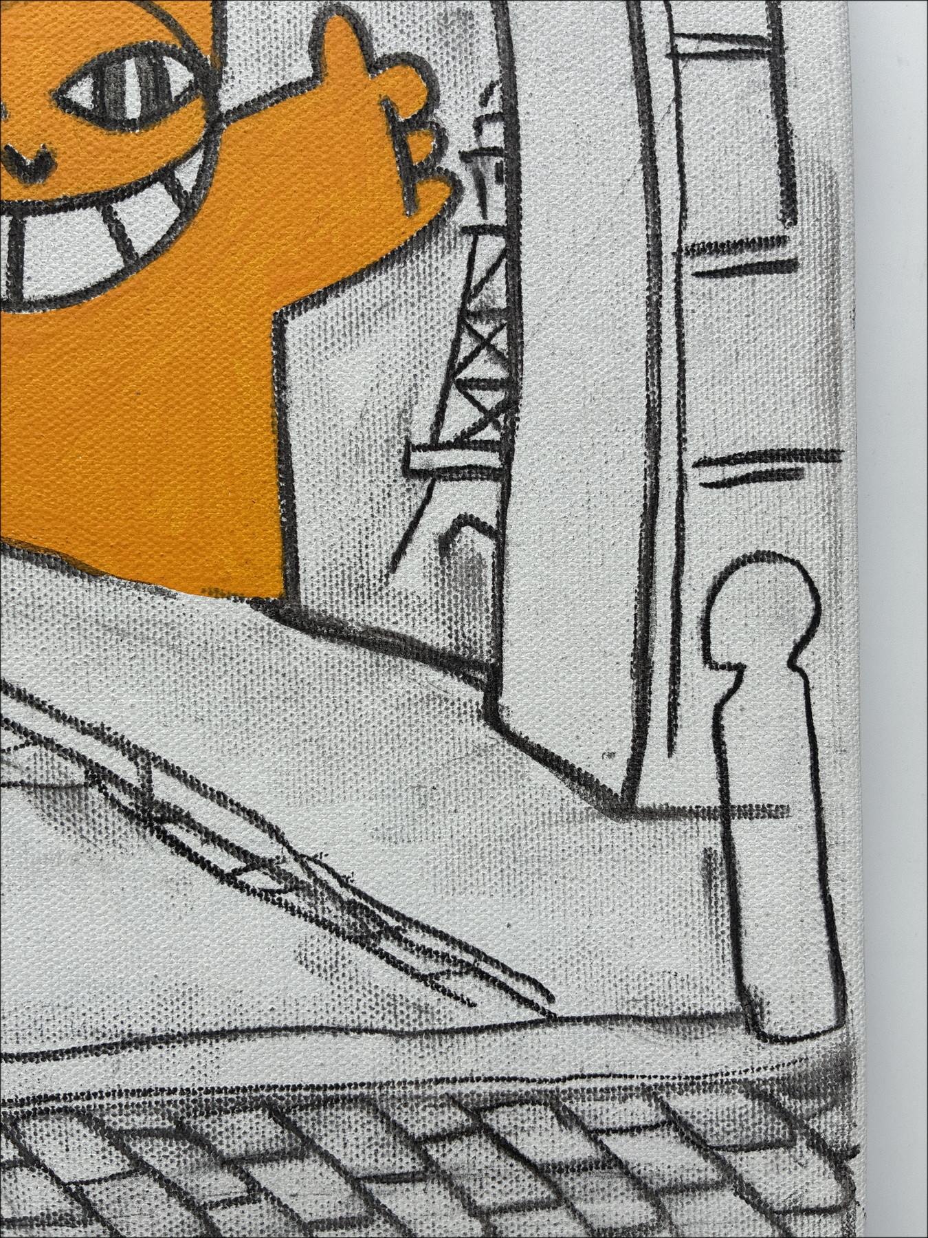 M.Chat (Thoma Vuille) - Passage des Abbesses, acrylic 2026