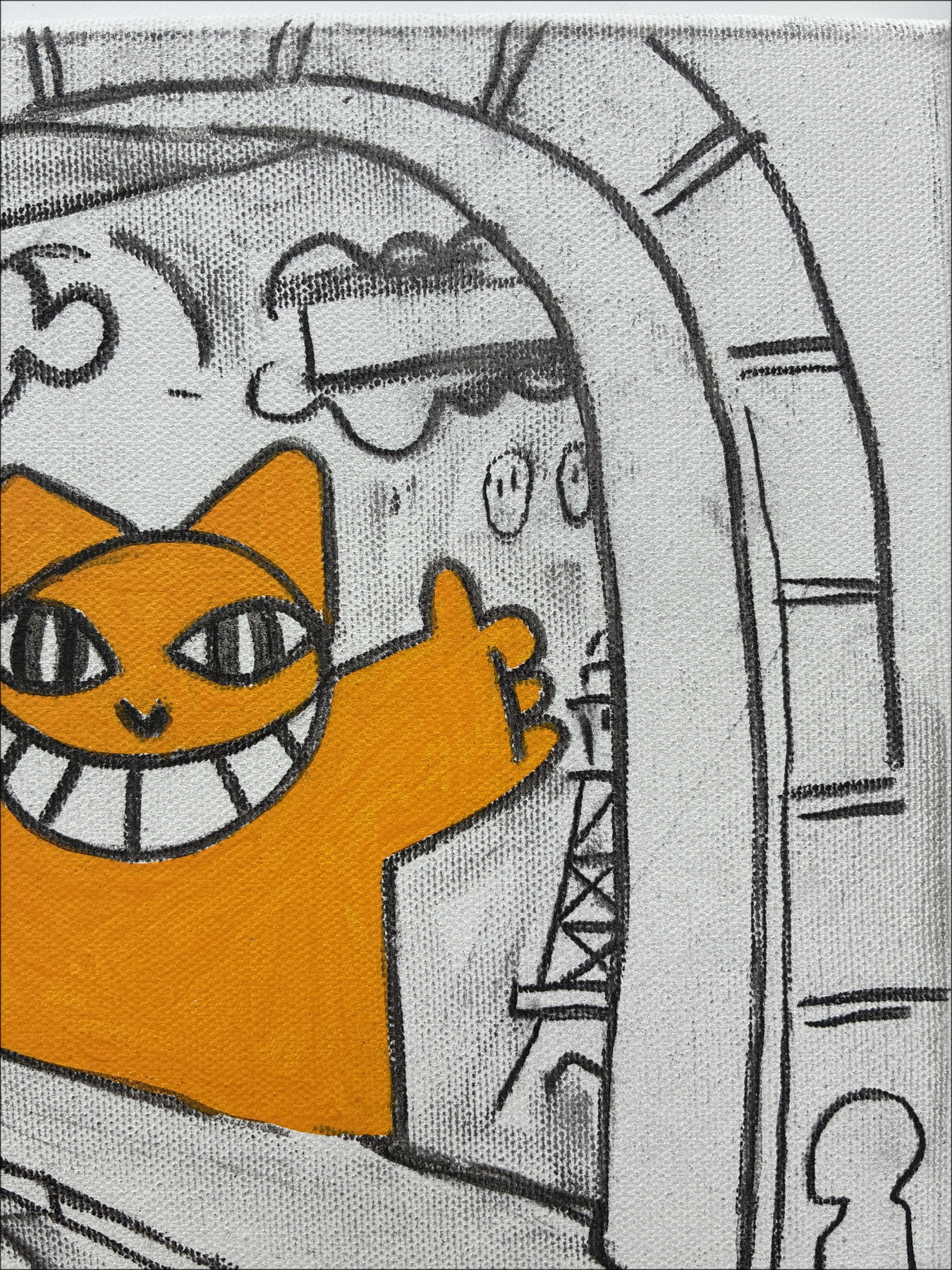 M.Chat (Thoma Vuille) - Passage des Abbesses, acryl 2026