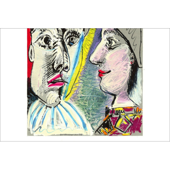 PICASSO Pablo - Lithographie "Ausstellungsmuseum REATTU, Arles" 72x49cm - 1970