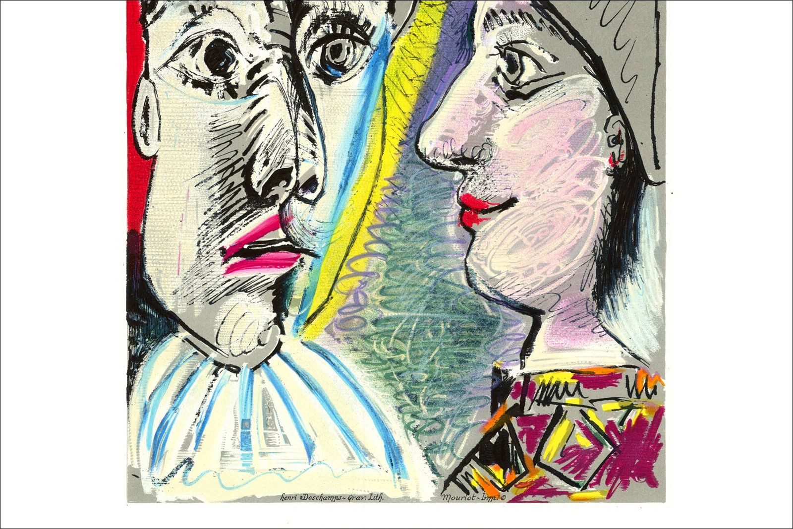 PICASSO Pablo - Lithographie "Ausstellungsmuseum REATTU, Arles" 72x49cm - 1970