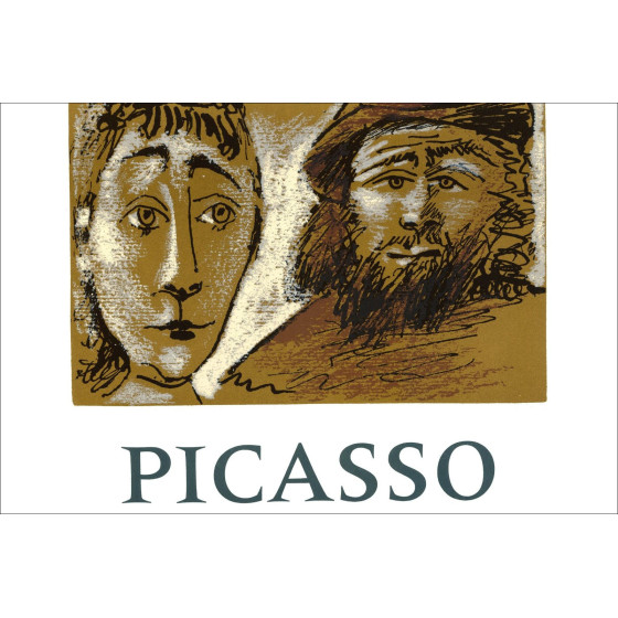 PICASSO Pablo - "Expositie van nieuwe tekeningen, Parijs" 66x50cm - 1971