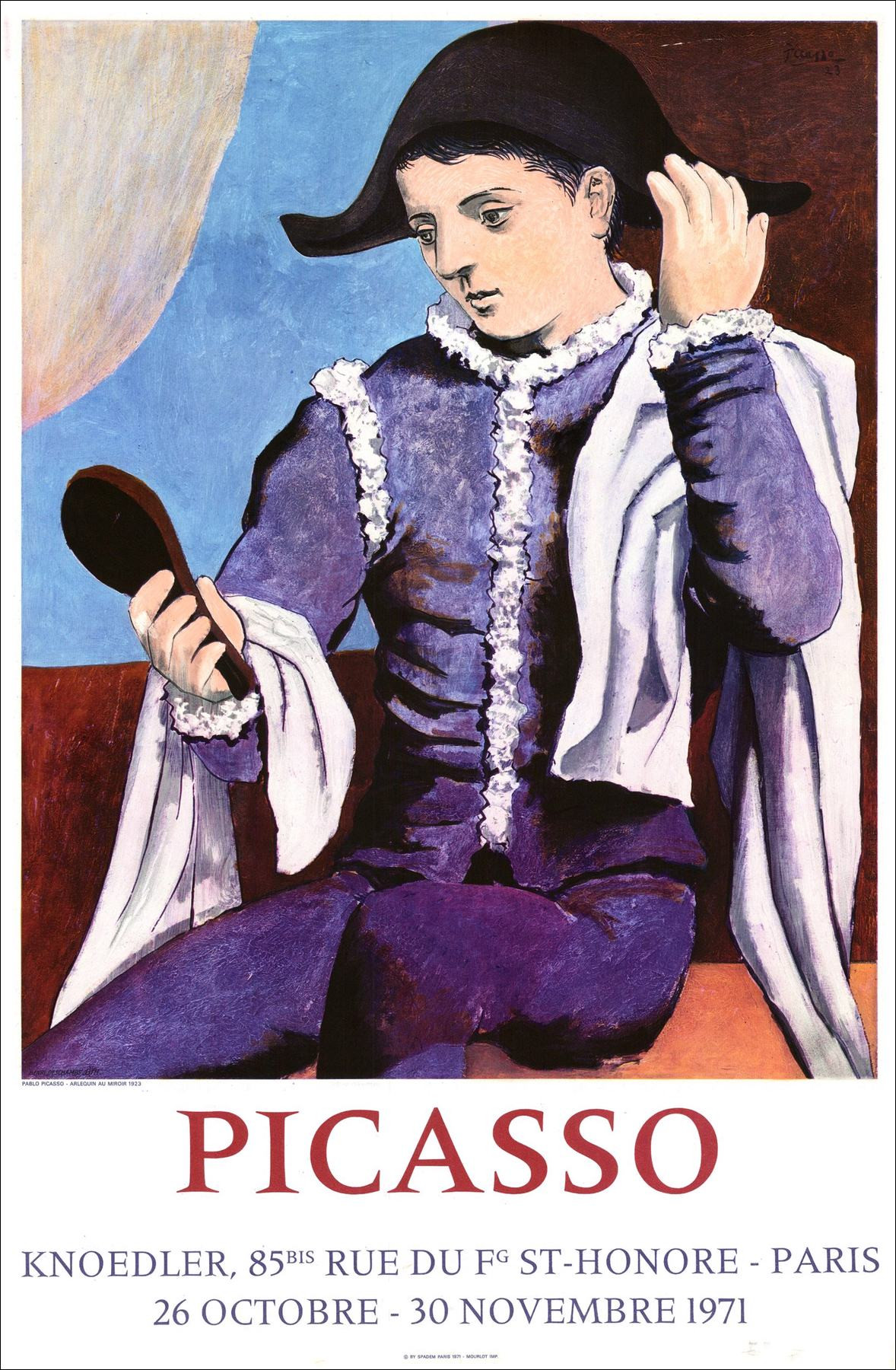 Buy Pablo PICASSO Lithograph Knoedler Gallery, Paris 1971