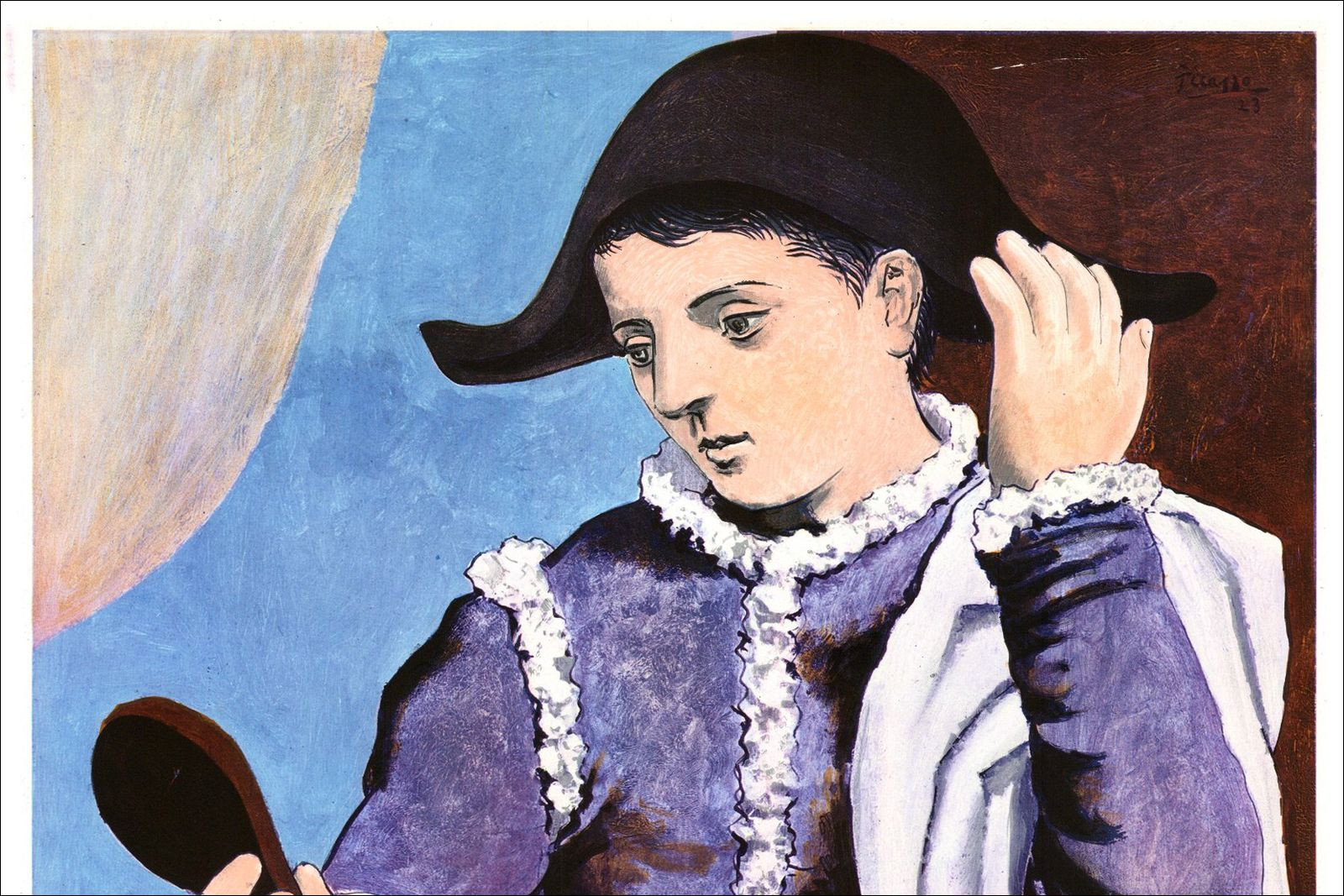 Picasso, Arlequin au miroir, Galerie Knoedler 1971 | Galerie 125