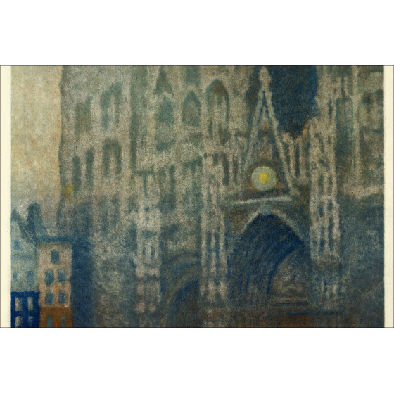 MONET Claude - litho "Frankrijk, de kathedraal van Rouen" 100x62cm - 1950