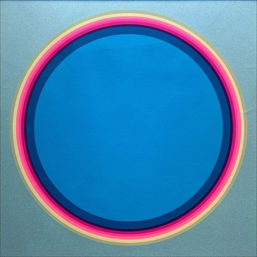 Jan Kaláb – Shine Around Blue 1118, sérigraphie