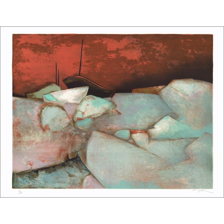 Acquista Storm Sky Claude Gaveau Litografia originale 