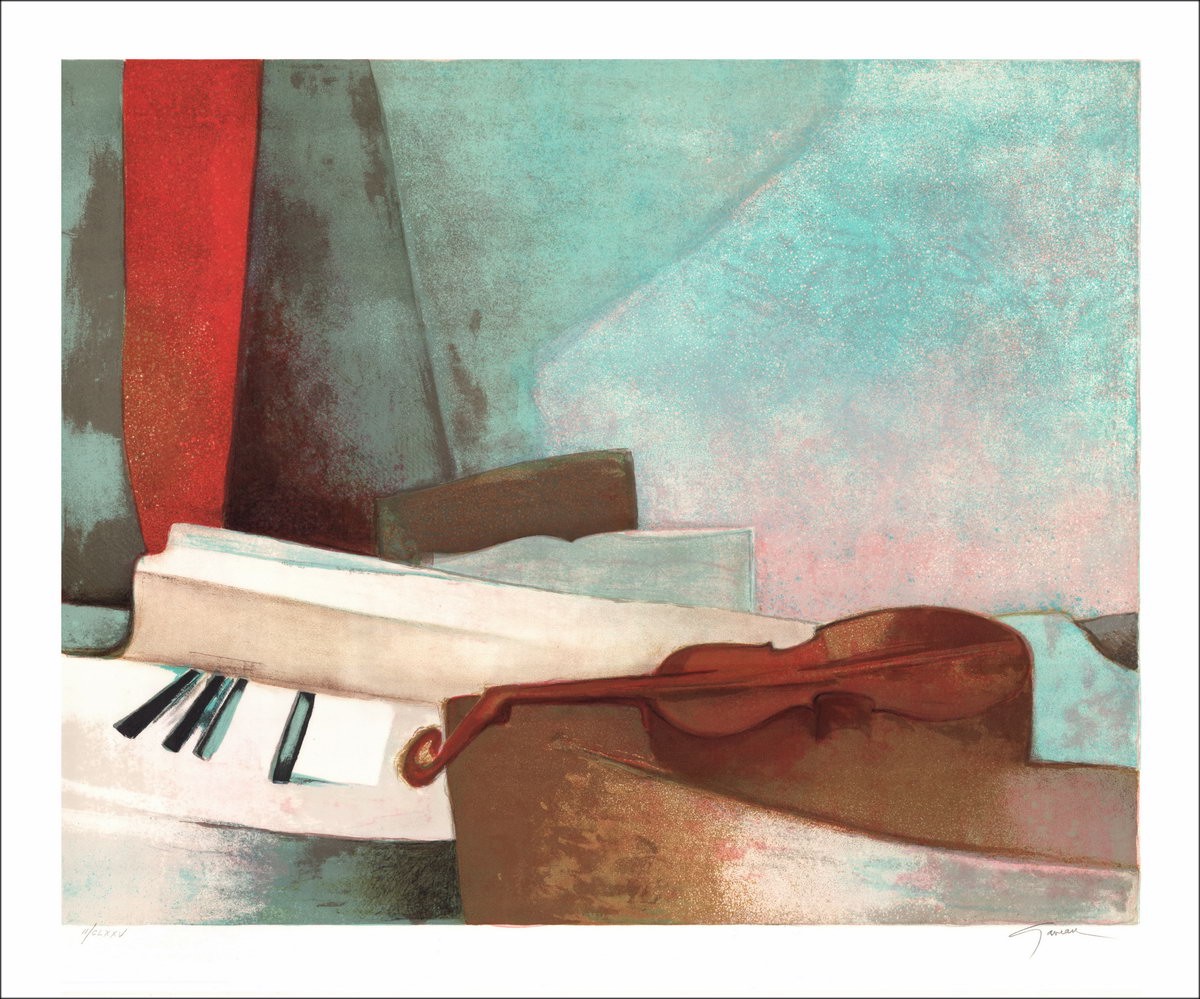 Acquista musica classica Claude Gaveau Litografia originale