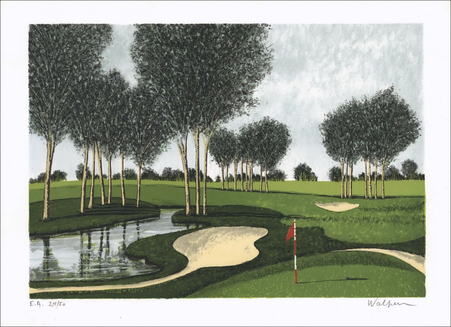 Lith Origin Original Le Golf genummerd en getekend te koop 