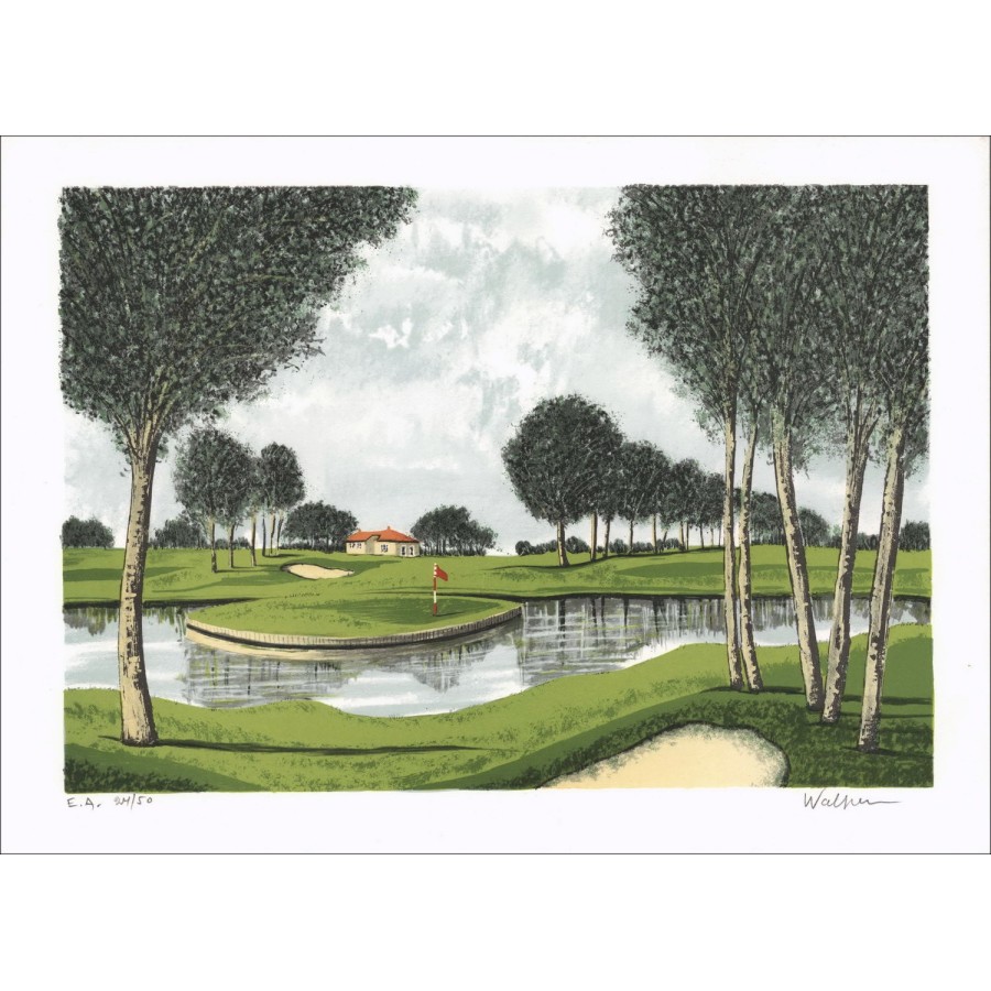➜ Original signierte Lithographie und nummerierter Golf 3