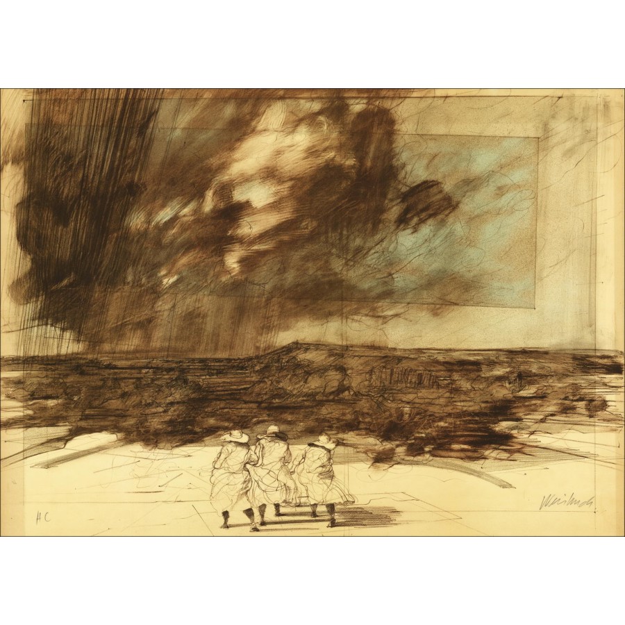 Acquista Litografia originale Claude Weisbuch Lorraine Sion  