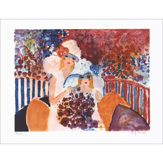 Willering EPKO - Litografia originale "Elegante" 55x75cm