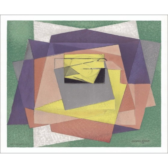 Jacques Villon - Litografia "Composizione" Mourlot 1961 - 43x51cm