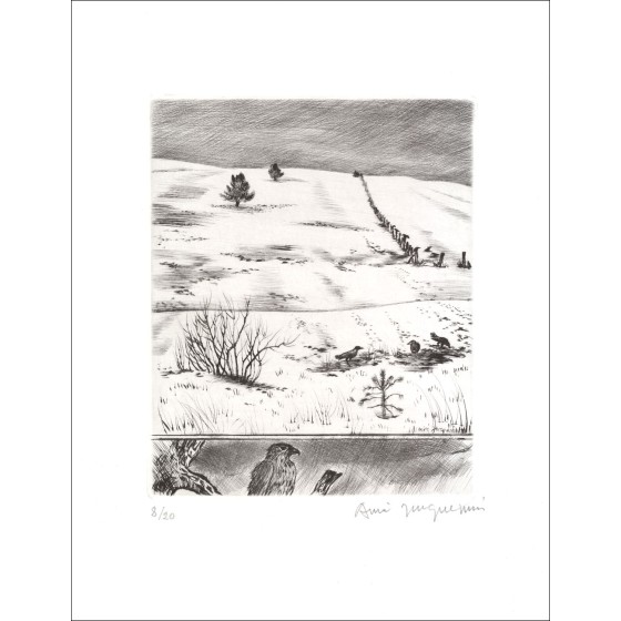 Comprar paisaje 05 André Jacquemin Original grabado 1984