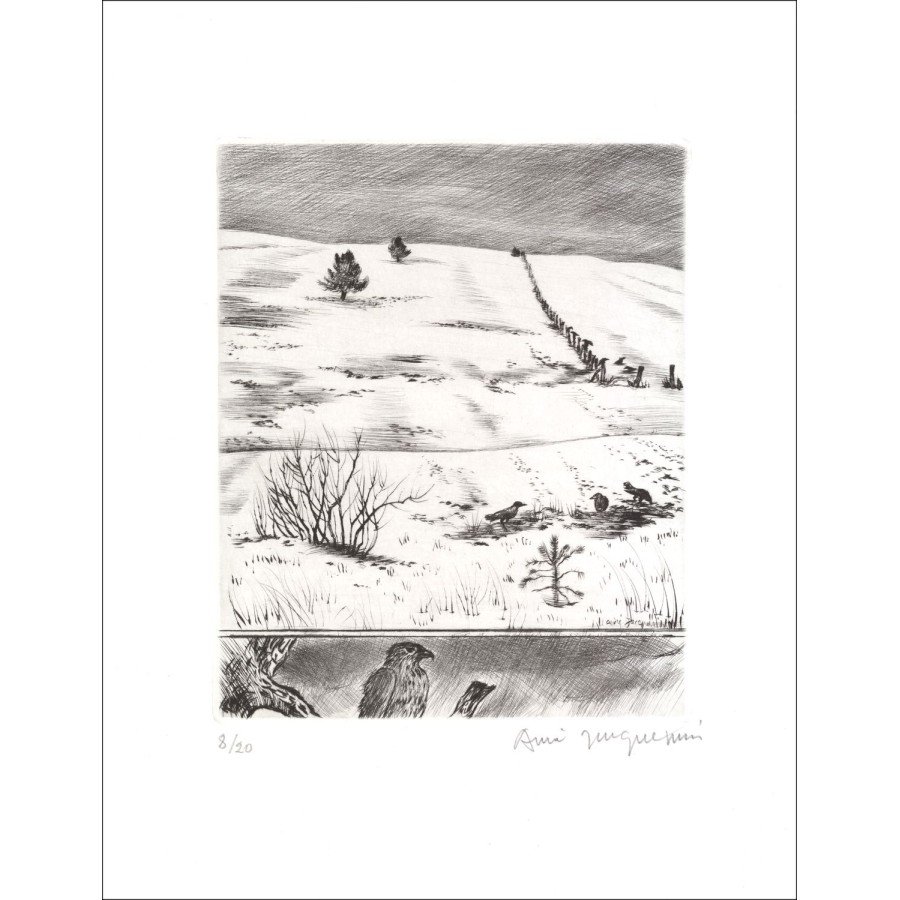 Buy Landscape 05 André JACQUEMIN Gravure Original 1984