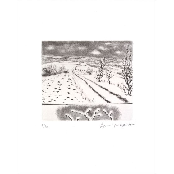 Aankoop Oorspronkelijke Prent Landschap 08 André JACQUEMIN 1984