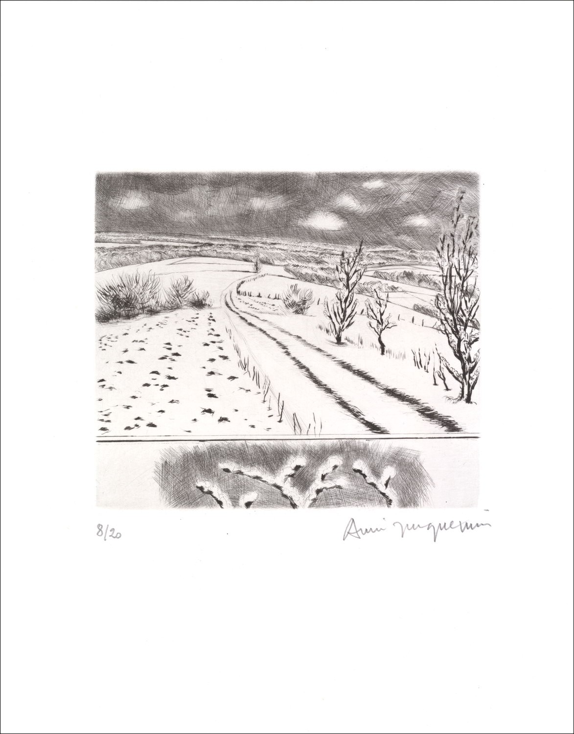Purchase Gravure Original Landscape 08 André JACQUEMIN 1984