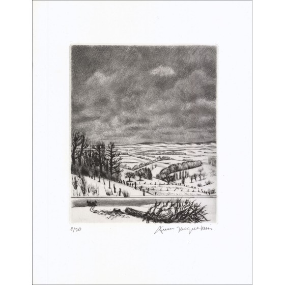 Comprar paisaje 16 André Jacquemin Original grabado de 1984