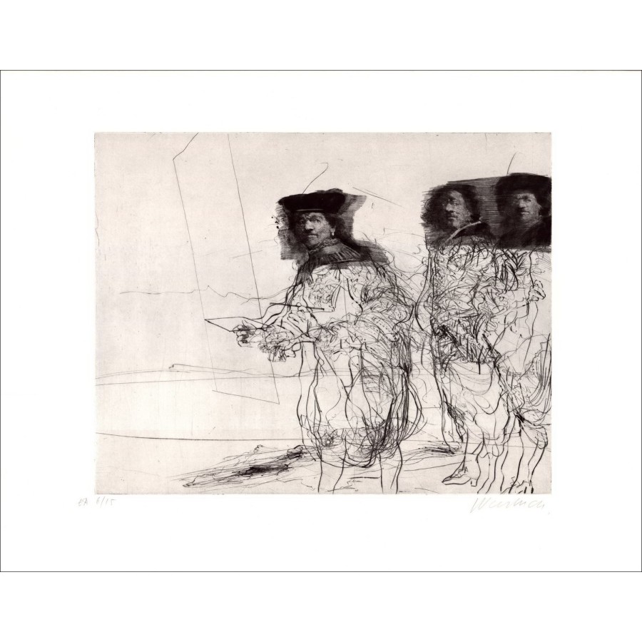 Purchase Claude WEISBUCH The bourgeois company Original 1973 engraving