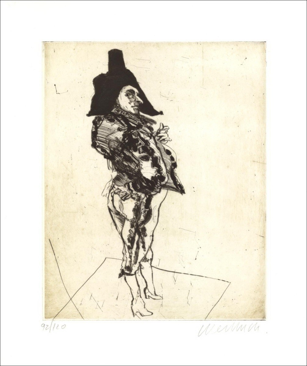 Buy The embroidered garment of Claude WEISBUCH Original engraving