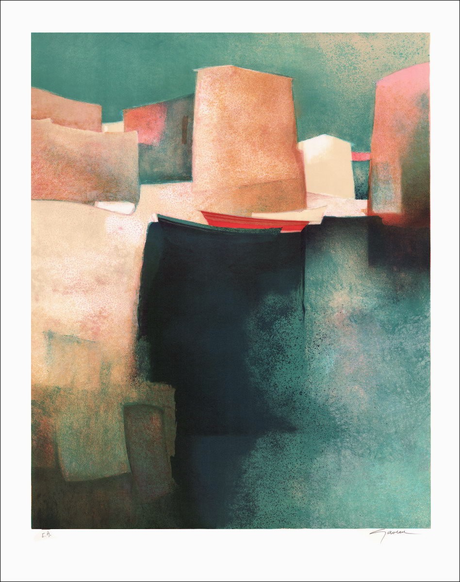 Acquista Red Boat Claude Gaveau Litografia originale