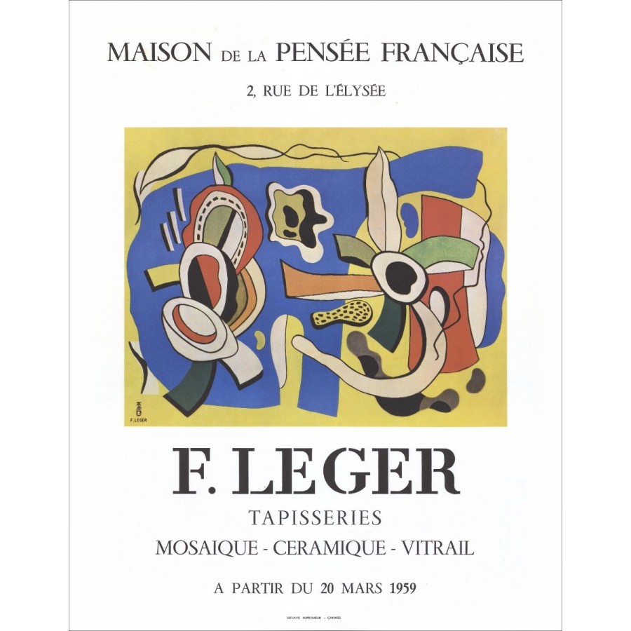 "Expositie van het Franse denken, Parijs" door Fernand Léger 1959