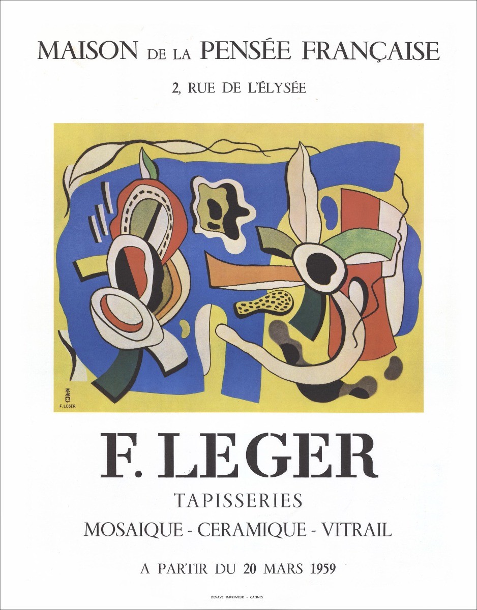 "Expositie van het Franse denken, Parijs" door Fernand Léger 1959