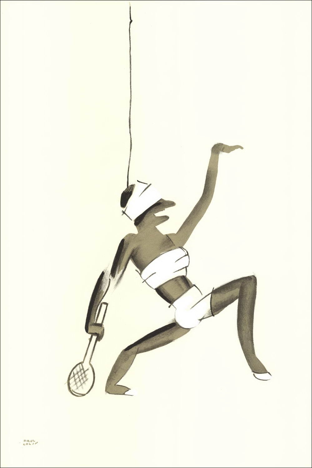 Paul COLIN - Lithograph "The Black Tumult 05" 48x32cm
