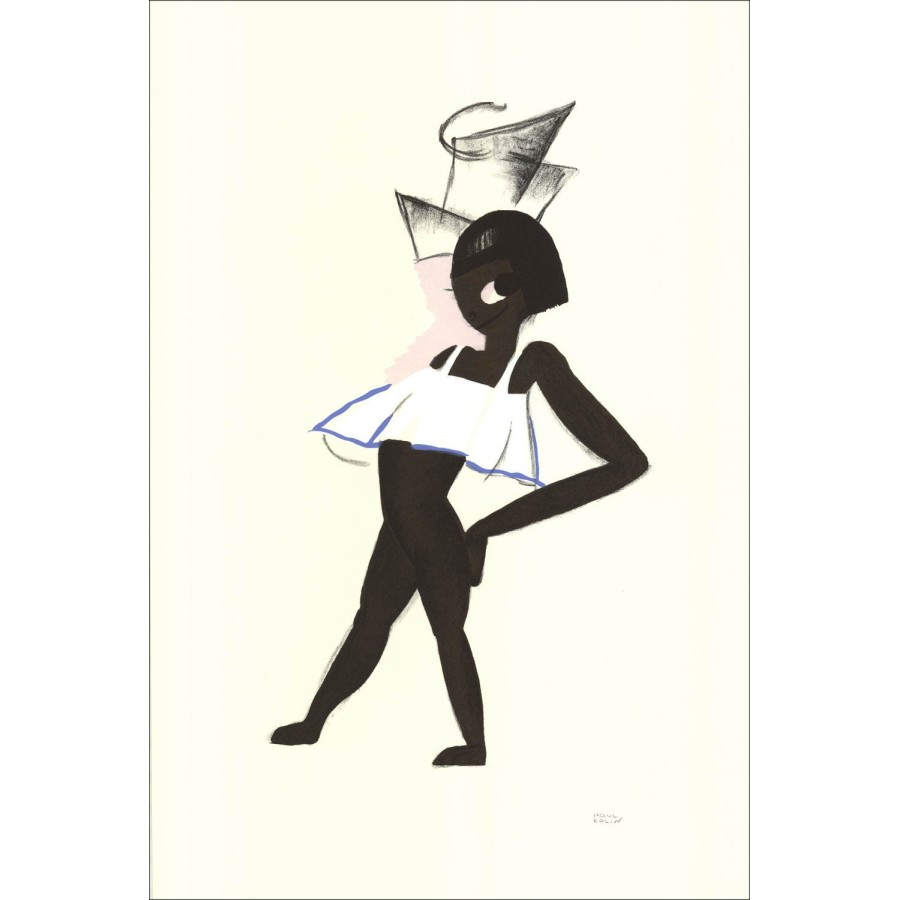 Paul Colin - Lithographie "Der schwarze Tumult 10" 48x32cm