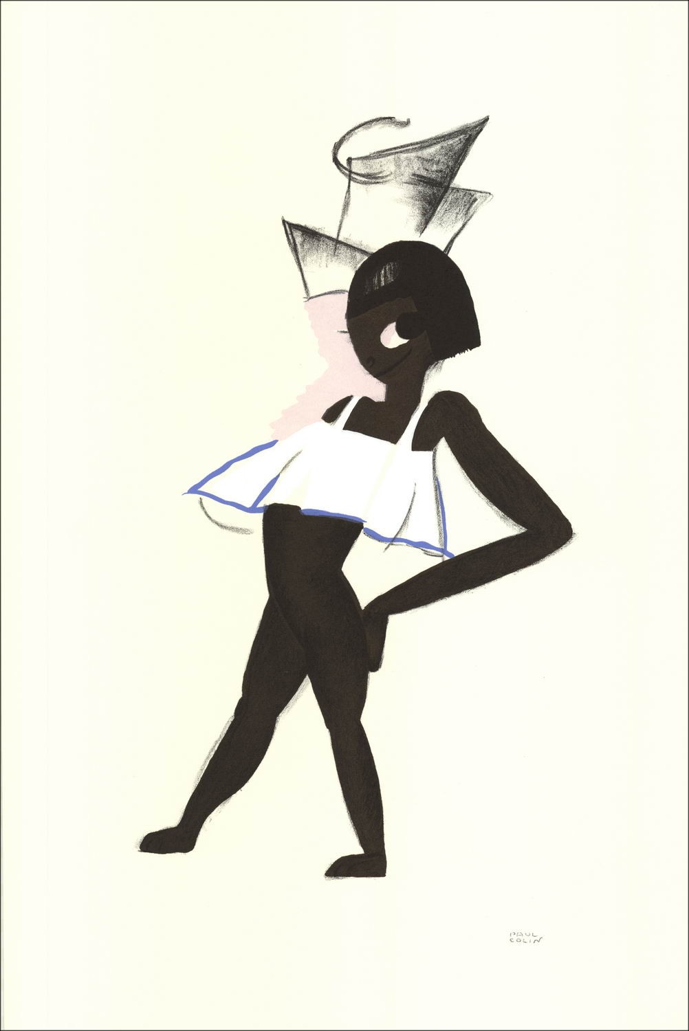 Paul COLIN - Lithographie "Le Tumulte Noir 10"  48x32cm