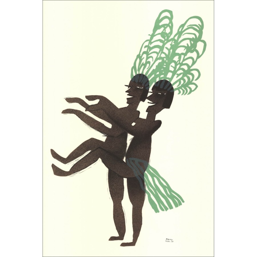 Paul Colin - Litografia "Il tumulto nero 13" 48x32cm