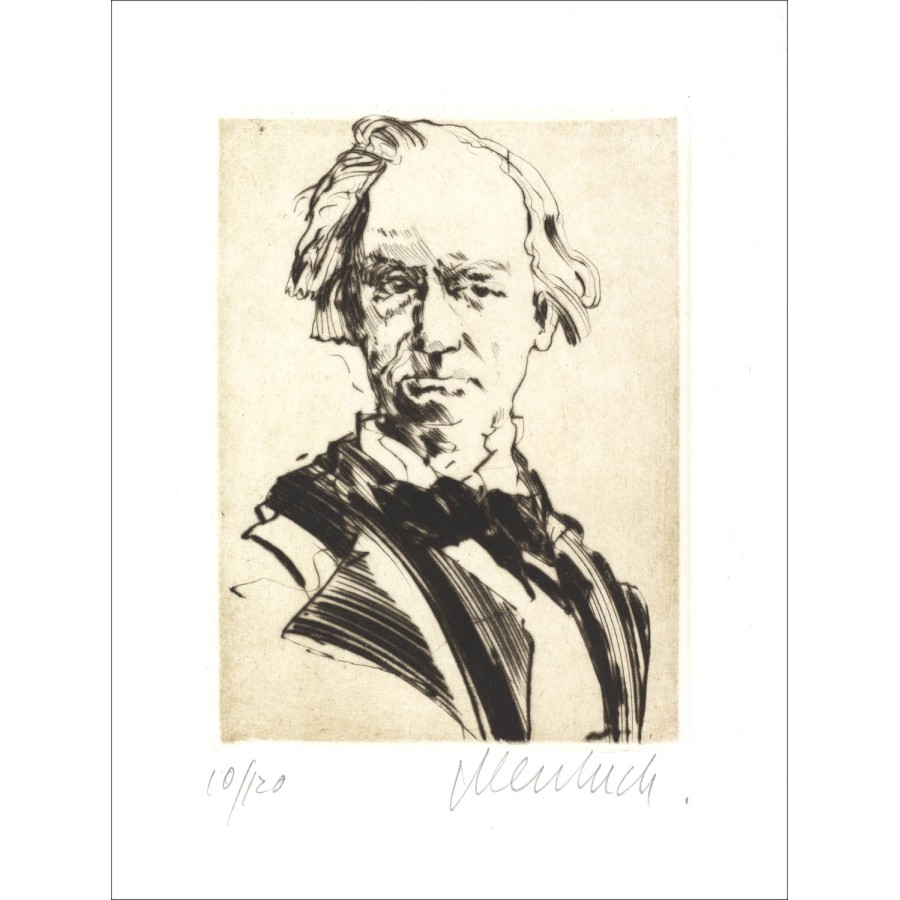 Comprar Retrato de Charles Baudelaire Claude Weisbuch grabado