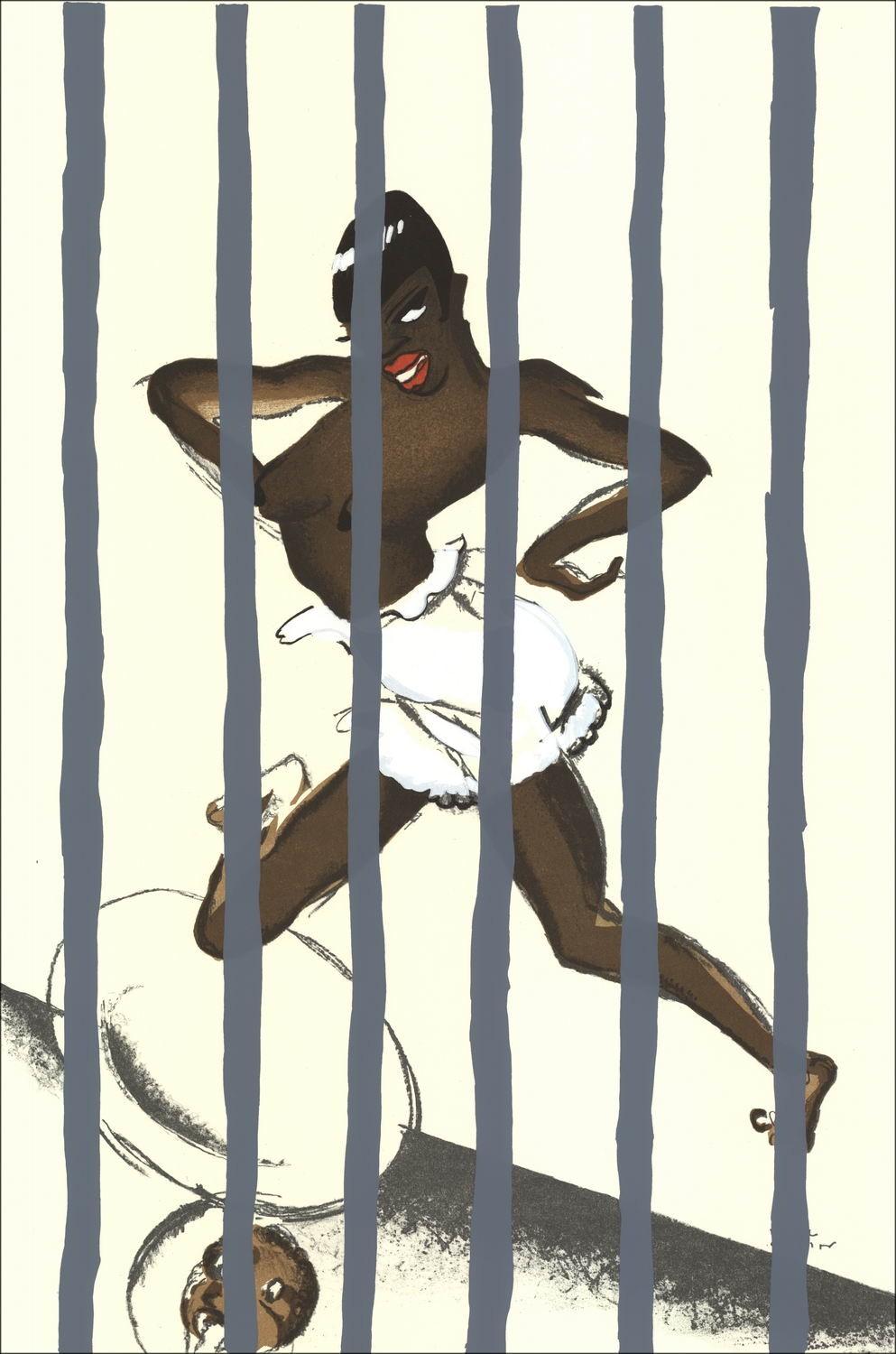 Paul COLIN - Lithograph "The Black Tumult 32" 48x32cm