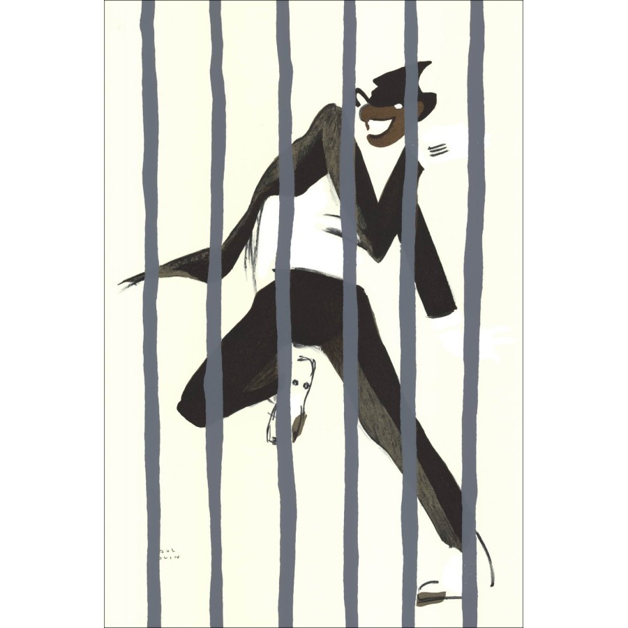 Paul COLIN - Lithograph "The Black Tumult 33" 48x32cm