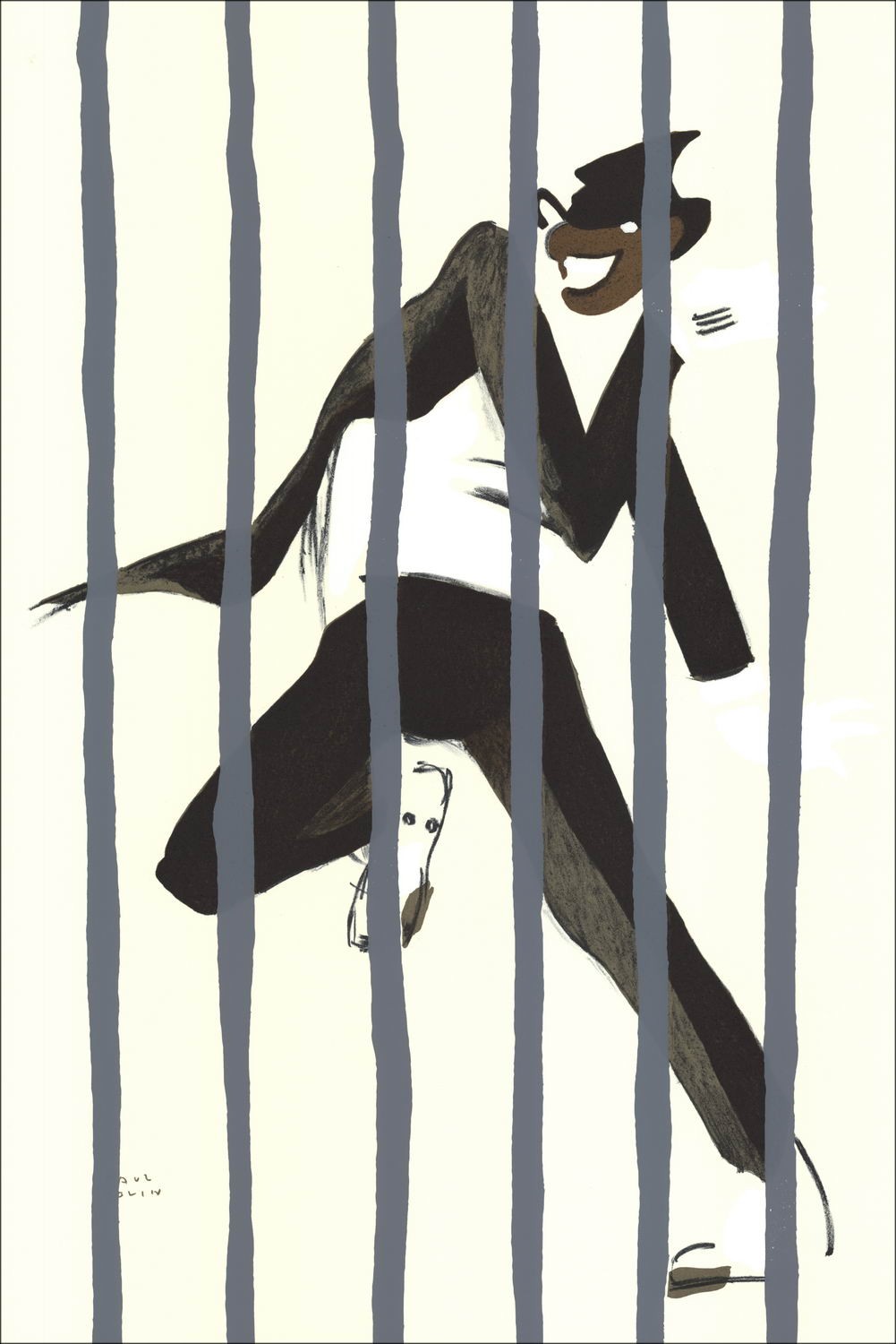 Paul Colin - Lithographie "The Black Tumult 33" 48x32cm