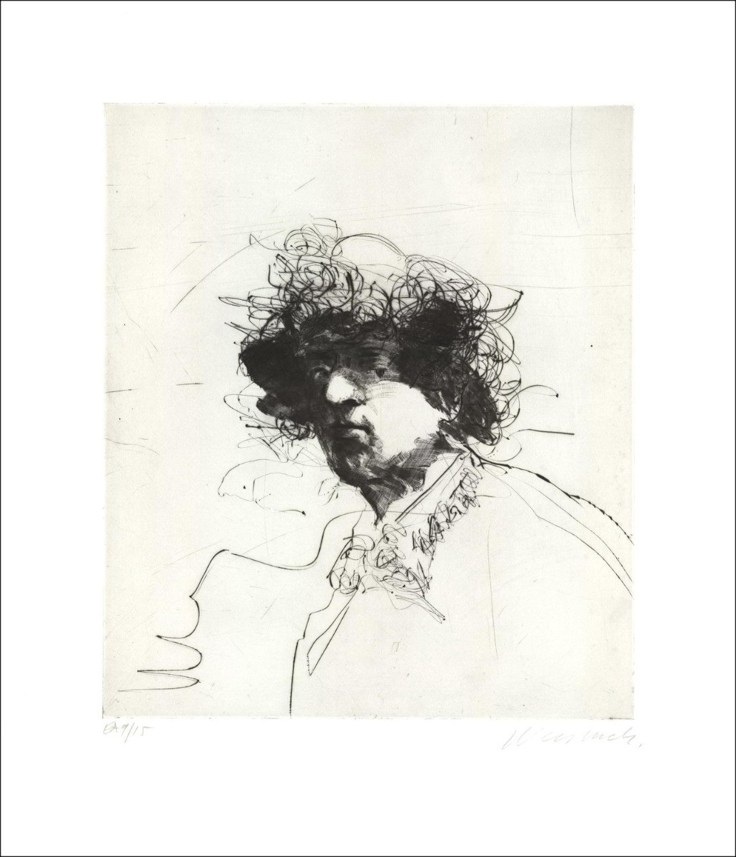 Acheter Claude WEISBUCH Étonné Gravure originale 1973