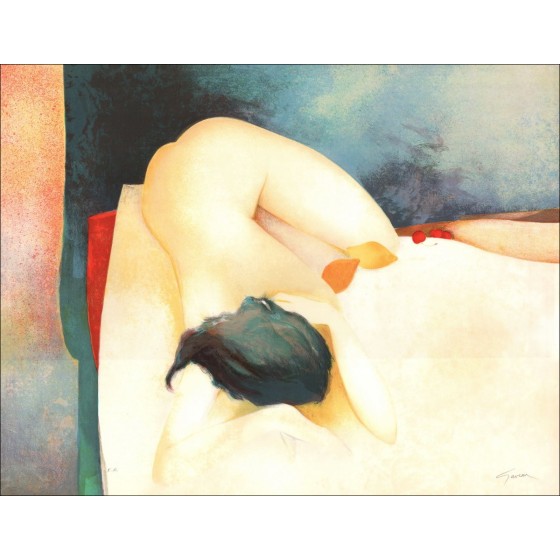 Acquista Litografia originale di Claude GAVEAU Laurence