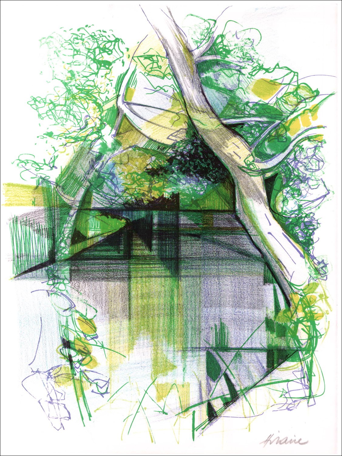 Camille Hilaire: libro illustrato "dove i nostri fiumi" 1975