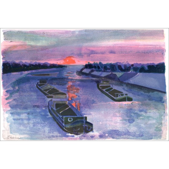Camille Hfra_LatnIRE: geïllustreerd werk "Où passent nos rivières" 1975