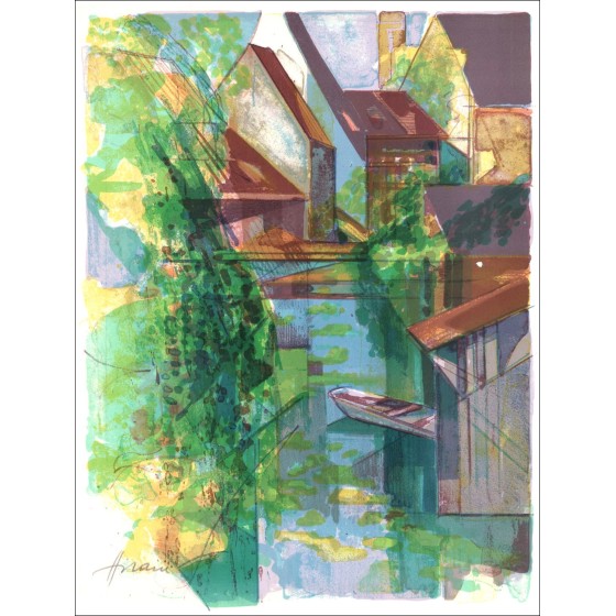 Camille Hfra_LatnIRE: geïllustreerd werk "Où passent nos rivières" 1975