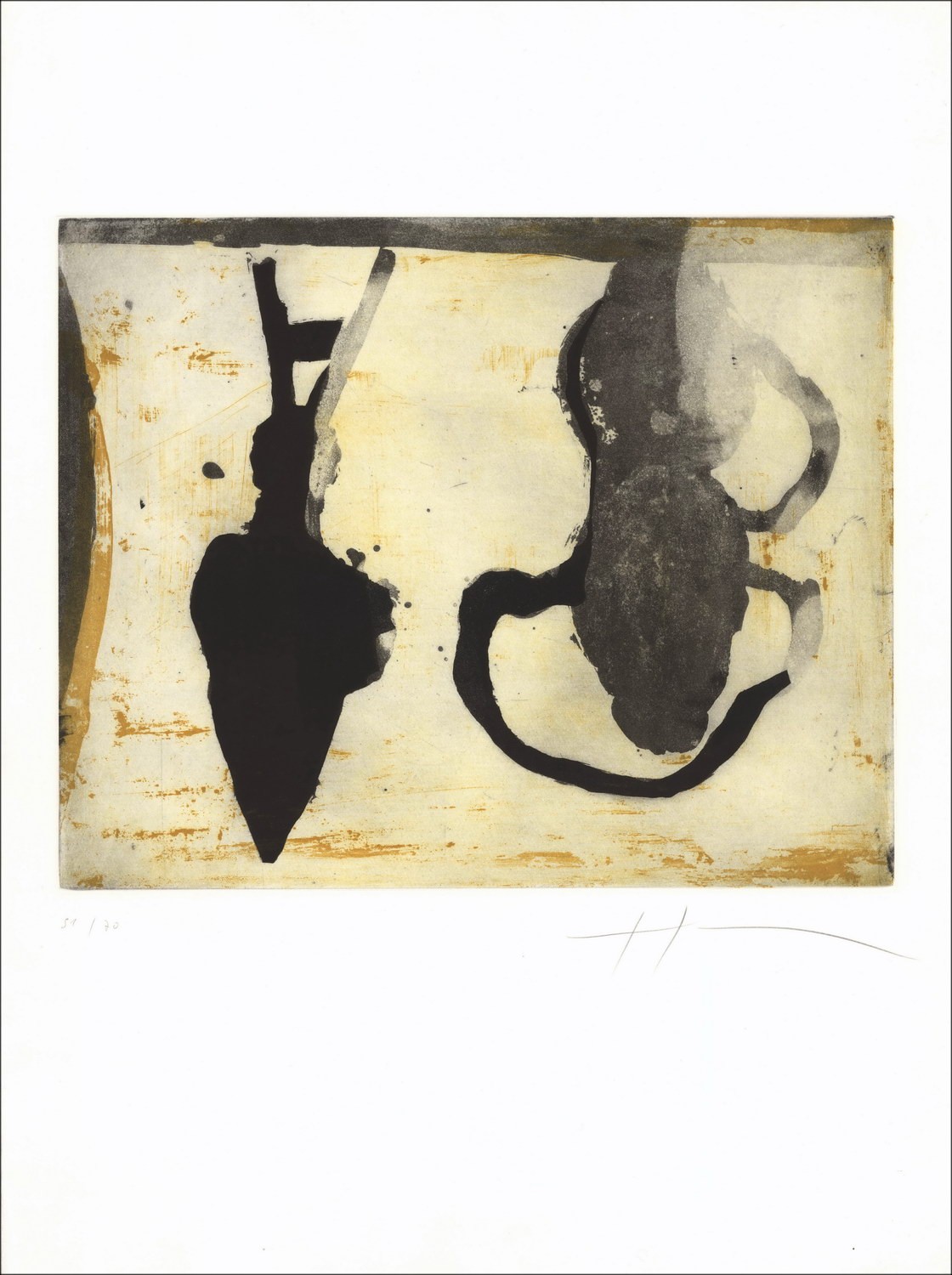 Acquista Totem III Tony Soulié Incisione originale e Aquatint 